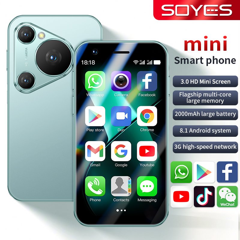 Small phones mini smartphone 3G cellphone unlocked android 8.1 mini phone